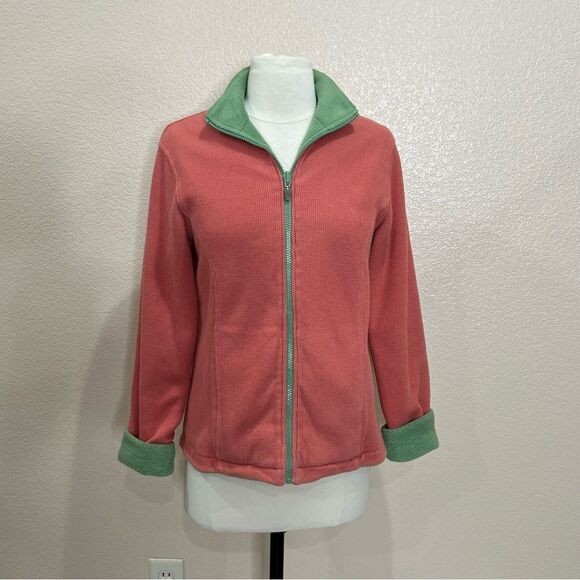 Ruff Hewn Reversible Fleece Full Zip Jacket Small - Picture 3 of 14